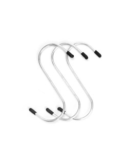 Gancio per appenderla Kinvara 373 Argentato Metallo 12 cm Set (12 Unità)