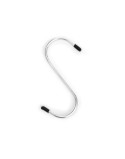 Hook for hanging up Kinvara 373 Silver Metal 12 cm Set (12 Units)