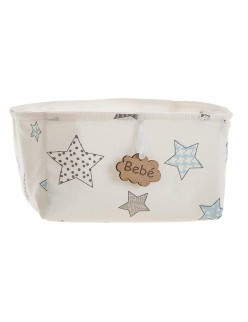 Cesta Estampado Estrellas 18 x 14 x 10,5 cm