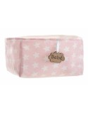 Korb Rosa Sterne 18 x 14 x 10,5 cm