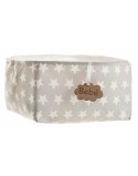 Cestino Grigio Stelle 18 x 14 x 10,5 cm