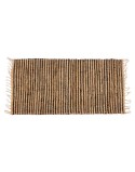 Alfombra Negro Natural 70 x 1 x 140 cm (8 Unidades)