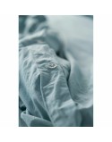 Housse de Couette Naturals LINO BLANCO Vert 143 x 200 cm