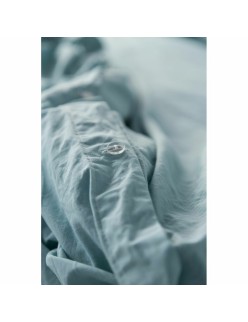Housse de Couette Naturals LINO BLANCO Vert 143 x 200 cm