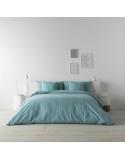 Housse de Couette Naturals LINO BLANCO Vert 143 x 200 cm