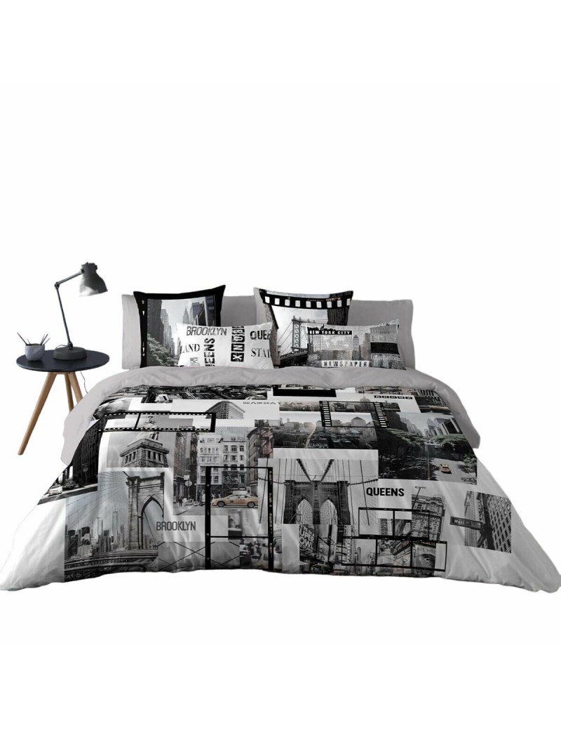 Copripiumino Naturals DOWNTOWN Osimano 3 Pezzi 260 x 220 cm