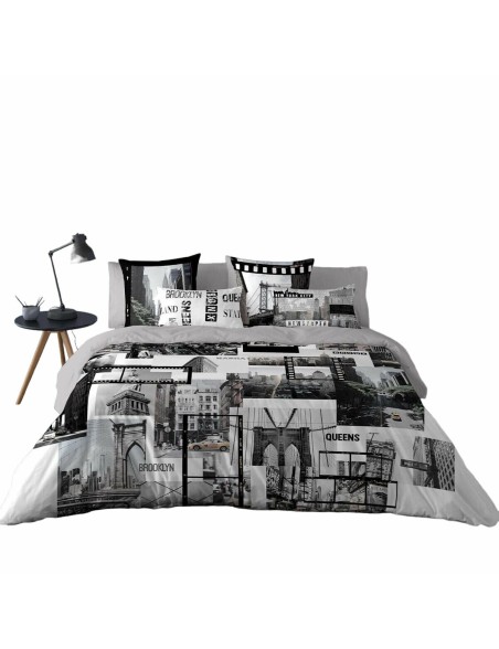 Copripiumino Naturals DOWNTOWN Osimano 3 Pezzi 260 x 220 cm