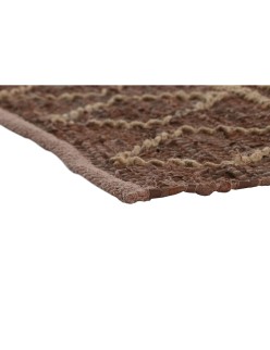 Alfombra Home ESPRIT Marrón Rombos 160 x 230 x 1 cm