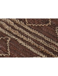 Alfombra Home ESPRIT Marrón Rombos 160 x 230 x 1 cm