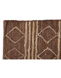 Alfombra Home ESPRIT Marrón Rombos 160 x 230 x 1 cm