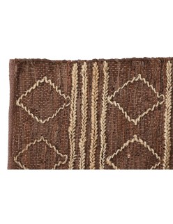 Alfombra Home ESPRIT Marrón Rombos 160 x 230 x 1 cm