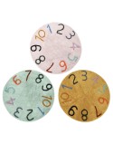 Alfombra Home ESPRIT Verde Rosa Mostaza Infantil 100 x 100 x 1 cm
