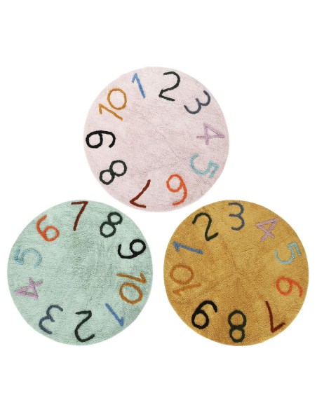 Tapis Home ESPRIT Vert Rose Moutarde Enfant 100 x 100 x 1 cm Tapis Home ESPRIT Vert Rose Moutarde Enfant 100 x 100 x 1 cm