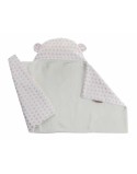 Baby blanket Reversible With hood 90 x 66 cm Stars