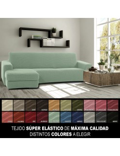 Cover for chaise longue with short left arm Sofaskins NIAGARA 210 - 340 cm