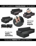 Cover for chaise longue with short left arm Sofaskins NIAGARA 210 - 340 cm