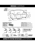 Funda para Sofá Sofaskins NIAGARA Coral