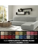Cover for chaise longue with long right arm Sofaskins NIAGARA 210 - 340 cm