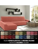 Cover for chaise longue with long left arm Sofaskins NIAGARA 210 - 340 cm