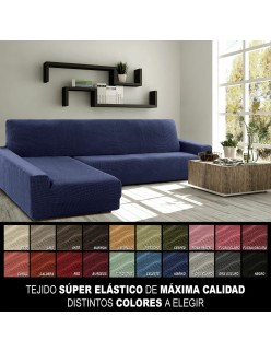 Housse pour chaise longue avec bras gauche long Sofaskins NIAGARA 210 - 340 cm