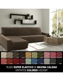 Cover for chaise longue with long left arm Sofaskins NIAGARA 210 - 340 cm