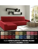 Cover for chaise longue with long left arm Sofaskins NIAGARA 210 - 340 cm