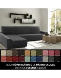 Cover for chaise longue with long left arm Sofaskins NIAGARA 210 - 340 cm