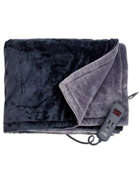 Couverture Chauffante Solac Reikiavik Bleu Franela