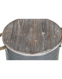 Set di Bauli Home ESPRIT Giallo Verde Grigio Marrone scuro Metallo Vintage 38 x 38 x 48 cm