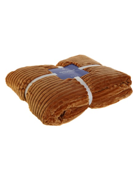 Blanket DKD Home Decor Terracotta 150 x 200 x 2 cm