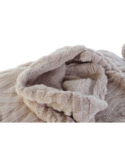 Manta DKD Home Decor Rosa Rombos 150 x 200 x 1 cm