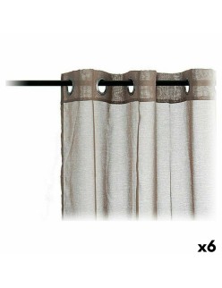 Tende 140 x 260 cm Marrone (6 Unità)