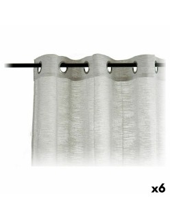 Curtains 140 x 260 cm Grey (6 Units)