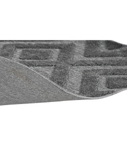 Alfombra Home ESPRIT 200 x 140 cm Gris Gris oscuro