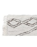 Alfombra Home ESPRIT Negro Beige Boho 175 x 100 x 3 cm