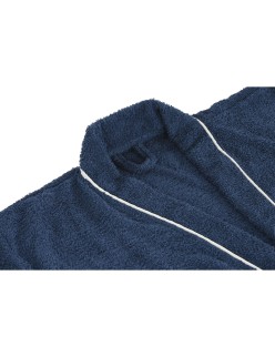 Bademantel Home ESPRIT Blau Baumwolle Herren