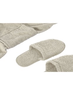 Bademantel Home ESPRIT Beige Baumwolle Herren