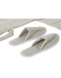 Dressing Gown Home ESPRIT Beige Lady 400 g /m²