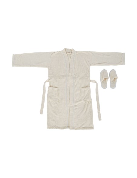 Dressing Gown Home ESPRIT Cream Lady 400 g /m²