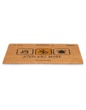 Felpudo Airplane Mode Amarillo Natural 60 x 1 x 40 cm (12 Unidades)