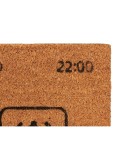 Doormat Airplane Mode Yellow Natural 60 x 1 x 40 cm (12 Units)