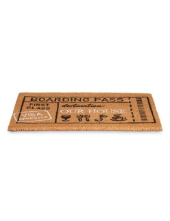 Felpudo Boarding Pass Natural 60 x 1 x 40 cm (12 Unidades)