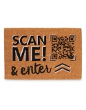 Felpudo Scan Me! Natural 60 x 1 x 40 cm (12 Unidades)