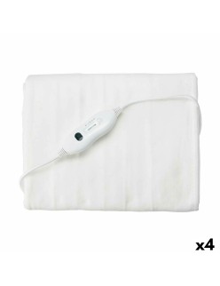 Calientacamas 60 W Blanco Poliéster 80 x 1 x 150 cm (4 Unidades)