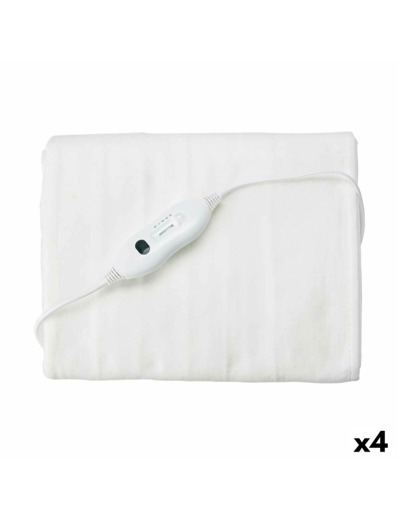 Calientacamas 60 W Blanco Poliéster 80 x 1 x 150 cm (4 Unidades)