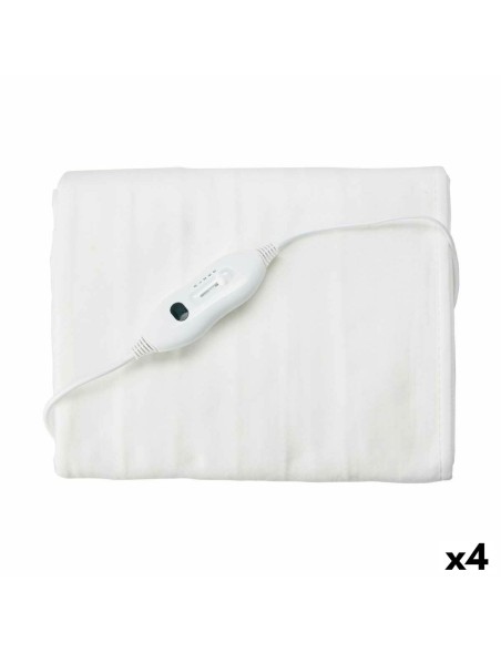 Calientacamas 60 W Blanco Poliéster 80 x 1 x 150 cm (4 Unidades)