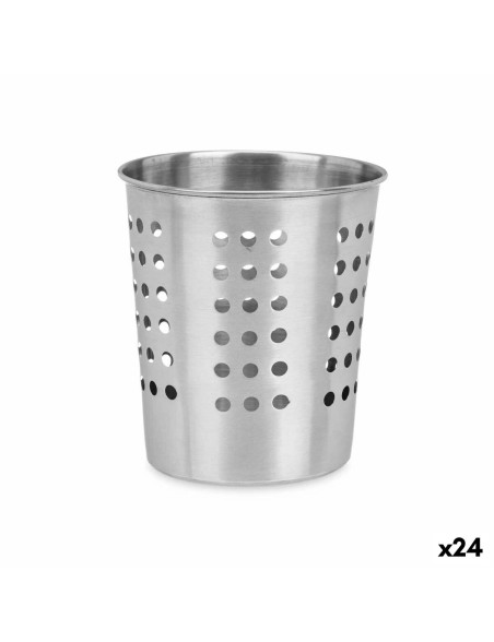 Organizador para Cubiertos Kinvara 5351-5600 Plateado Acero 12,5 x 14,5 x 12,5 cm (24 Unidades)