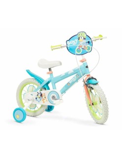 Kinderfahrrad Bluey 14" Blau grün