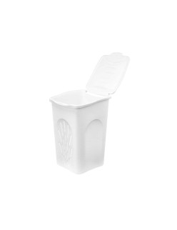 Cesto para la Ropa Sucia Stefanplast Blanco Plástico 50 L 37 x 56 x 39 cm (6 Unidades)