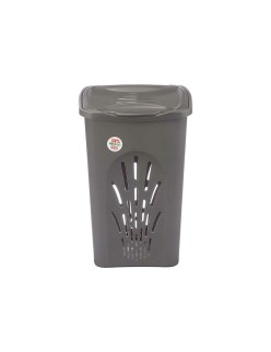 Cesto per i Panni Sporchi Stefanplast Antracite Plastica 50 L 37 x 56 x 39 cm (6 Unità)